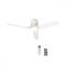 Люстра вентилятор потолочный 133,5X27,5 СМ IP20 20 м2 LED приложение,с пультом ДУ двигатель DC-бесшумный белый/белый mantra_8717 - фото 4414691