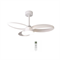 Люстра вентилятор потолочный 92,5X43,5 СМ IP20 13-20 м2 LED с пультом ДУ двигатель DC-бесшумный белый/белый mantra_8700 - фото 4418534