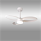 Люстра вентилятор потолочный 92,5X43,5 СМ IP20 13-20 м2 LED с пультом ДУ двигатель DC-бесшумный белый/белый mantra_8700 - фото 4418537