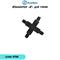 Коннектор «X» образный для трека квадратного 3-фазного черный 4TRA 4TRA-«x»-b-q - фото 4436640