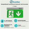 Светильник информационный аварийный "Выход/стрелка/вниз" белый свет 317X203мм аккумуляторный с 1 стикером svetlon_MBD-089K_Е-42_Выход/вниз - фото 4481734