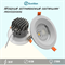 Светильник светодиодный встраиваемый панель Downlight 19см 30Вт 2700К белый круглый svetlon_dw2027-30-2700 - фото 4520492