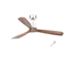 Потолочный вентилятор Faro Barcelona 132X33 СМ IP20 18-25 м2 с пультом ДУ 6 скоростей двигатель DC-бесшумный никель/коричневый 33370DC - фото 4882999
