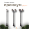 Уличный фонарь садово-парковый наземный светильник M 105,5x19,6см Е27 черный/дерево (цвет металла под дерево)  IP44 G4127 M - фото 4884051