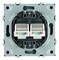 Розетка компьютерная 2-местная RJ-45 (механизм), STEKKER, серия Эмили, RST00-5111-05, черный уголь, soft touch 49848 2057161 - фото 4885650